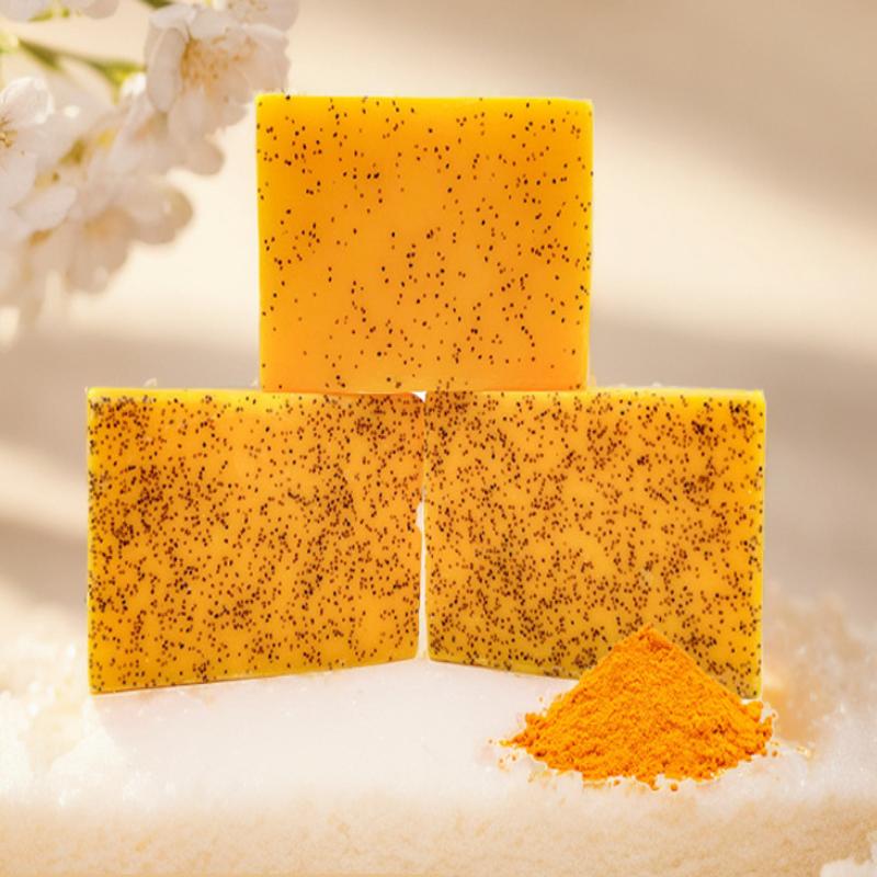 Turmeric & Kojic Acid BrighteningSoap, Kojic Acid Soap, Soap Body Care BodyWash Lemon Flawless Organic Daily Fragrance turmeric soap