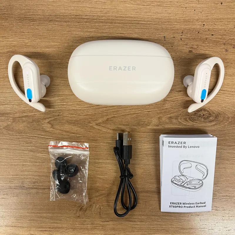 Product Introduction of ERAZER XT60PRO True Wireless Earbuds with Built-in Microphone，Battery LED Display, IPX5 Waterproof Sports Earphone, Fall Gift 42