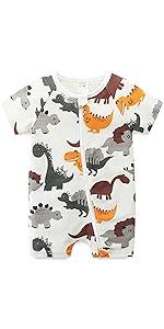 Baby Romper with Baby Mittens & Newborn Hats Footless Long Sleeve Solid Onesie Hi Im New Here