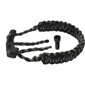 250 Paracord Bow Archery Wrist Sling Multi Functional Survival Compound Wrist Sling for Hunting & Shooting No Stabilizer Needed Length 20 Feet