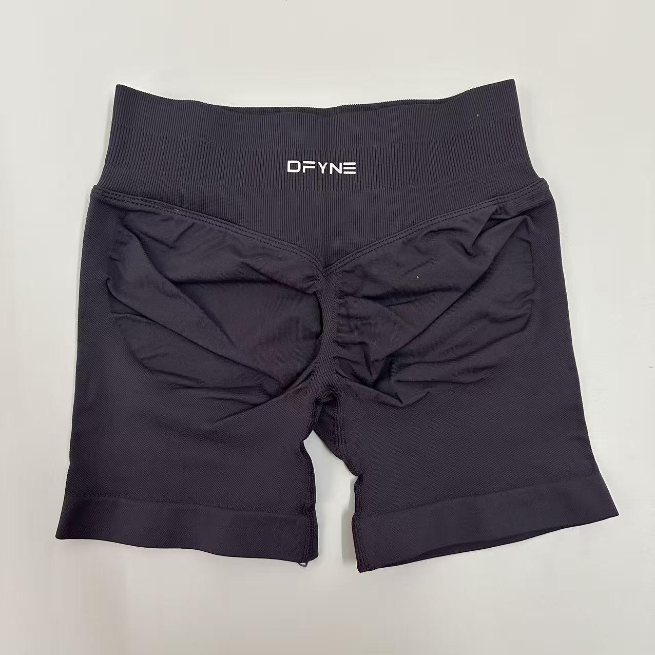 Dfyne Impact Women's Yoga Shorts, Tighten the Buttocks, High-Waist Stretch, Suitable for Exercise and Fitness, As Well as Outdoor Cycling.