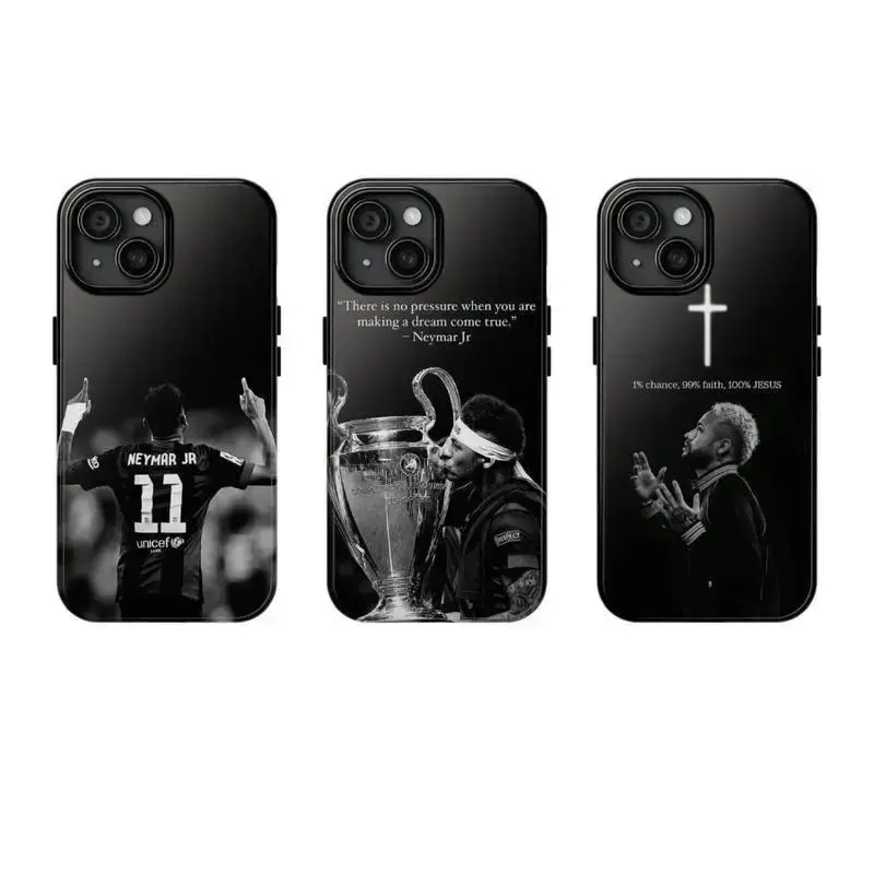 Neymar JR Multi-Model Smartphone Casing - Men's Accessories, Women's Accessories, Fits iOS iPhone Series, Handheld Cases for iPhone 12/13/14/15/16/17 ProMax, Pro Plus, 17 Air - Fashionable Gift