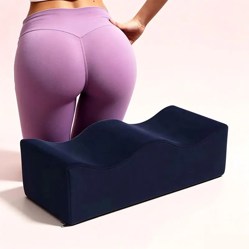 Bbl Leg Cushion Pillow, Post-Op Recovery Pillow, Removable Velvet Fabric, Non-Slip Base, Comfortable Home Office Seat Cushion