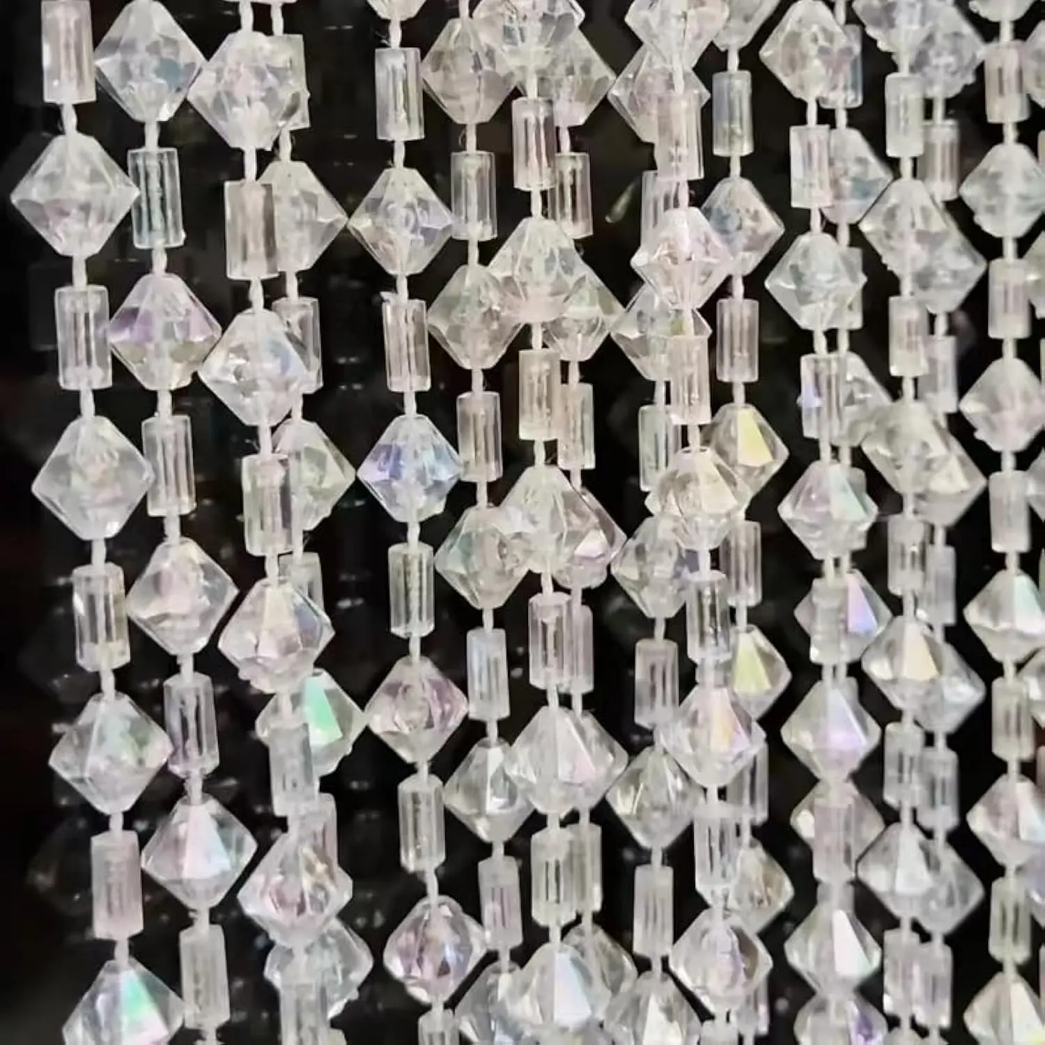 Doorways Acrylic Door Beads String Curtains Tassel Room Divider Screen Decor for Doorway Window Living Room Wedding 046j (100x185cm/39x72.8inch)
