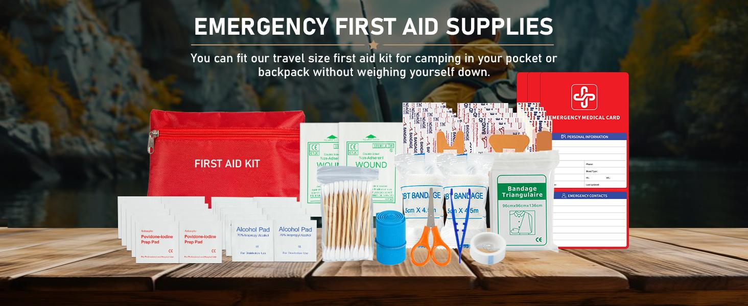 Survival Kit, 262Pcs Survival Gear and Supplies with First Aid Kit Pouch and Crossbody Bag, Emergency Kit with Tent, Camping Axe Hammer, Survival Shovel w/Pick, Bug Out Bag Gifts for Men Women Large Capacity Tactical Backpack outdoor tactical bag backpack