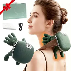 2026 Upgrade 4D Wireless Neck Massager with Heat, Portable Bionic Massage with Real Human Hand Kneading, Neck Massager for Pain Relief Deep Tissue, Body Muscle Pain Relief, Perfect Relaxation Gifts for Men Women SummerWins DealsforYouDays