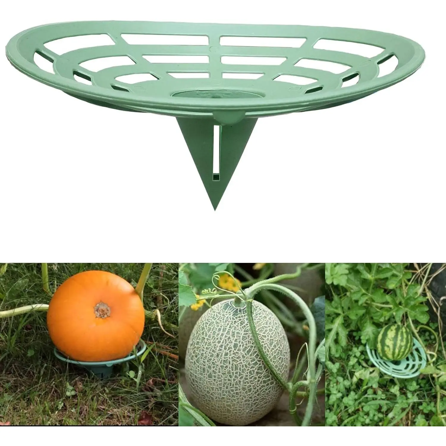 10 Packs Melon Cradle Pumpkin Stand, Harvest Basket, Garden Support Plant Trellis for Cantaloupe Melon, Squash, Watermelon (10)