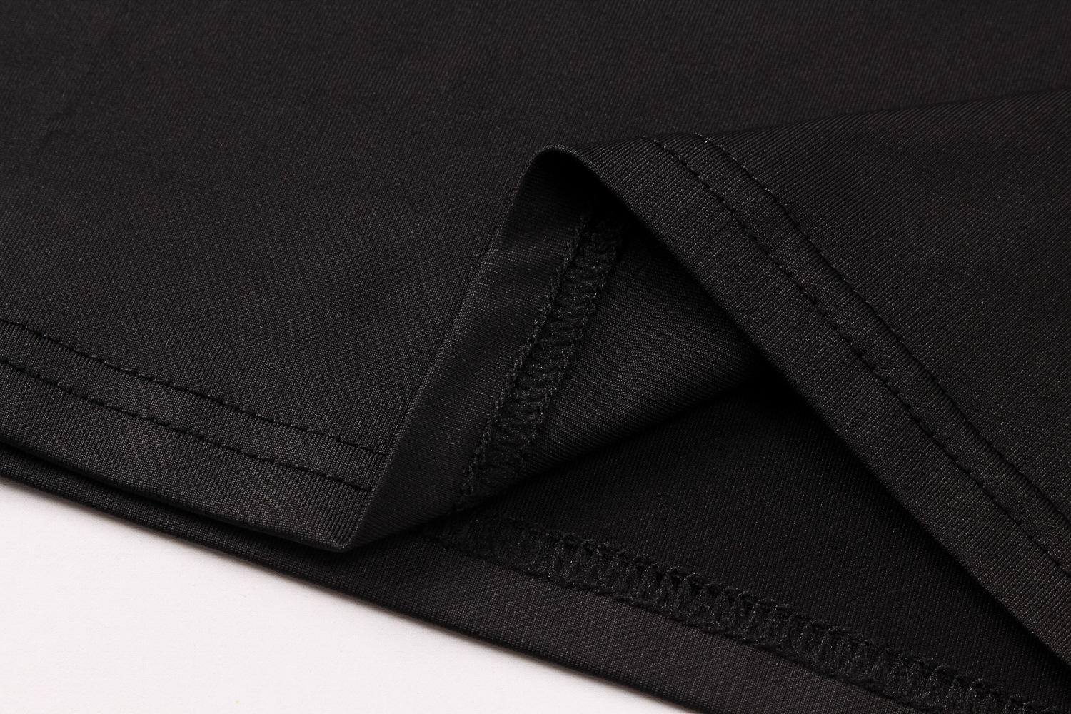 Men's short-sleeved fitness clothing, quick-drying, sweat-absorbing, tight-fitting sports T-shirt, outdoor track and field running apparel