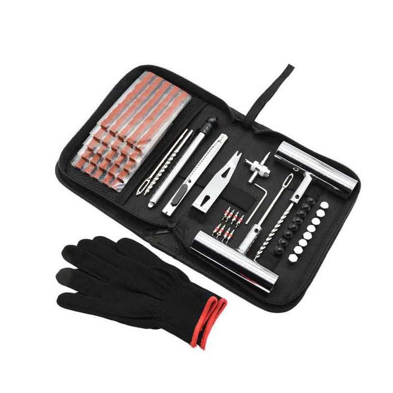 Emergency Tire Repair Kit - Portable Car Flat Tire Puncture Fix Tool Set for Roadside Rescue Emergency Tire Repair Kit - Portable Car Flat Tire Puncture Fix Tool Set for Roadside Rescue