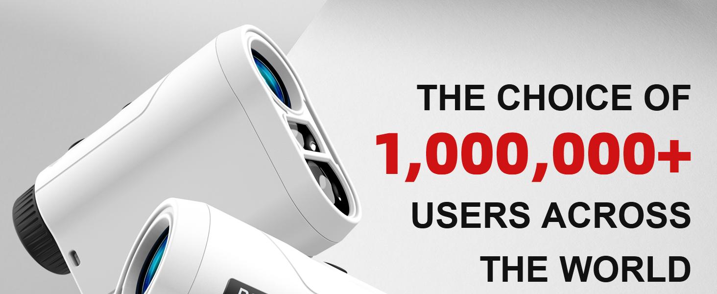 Golf Rangefinder with Slope and Pin Lock Vibration, External Slope Switch for Golf Tournament Legal, Rangefinders with Rechargeable Battery 600/1000YDS Laser Range Finder Golf Rangefinder with Slope and Pin Lock Vibration, External Slope Switch for Golf Tournament Legal, Rangefinders with Rechargeable Battery 600/1000YDS Laser Range Finder