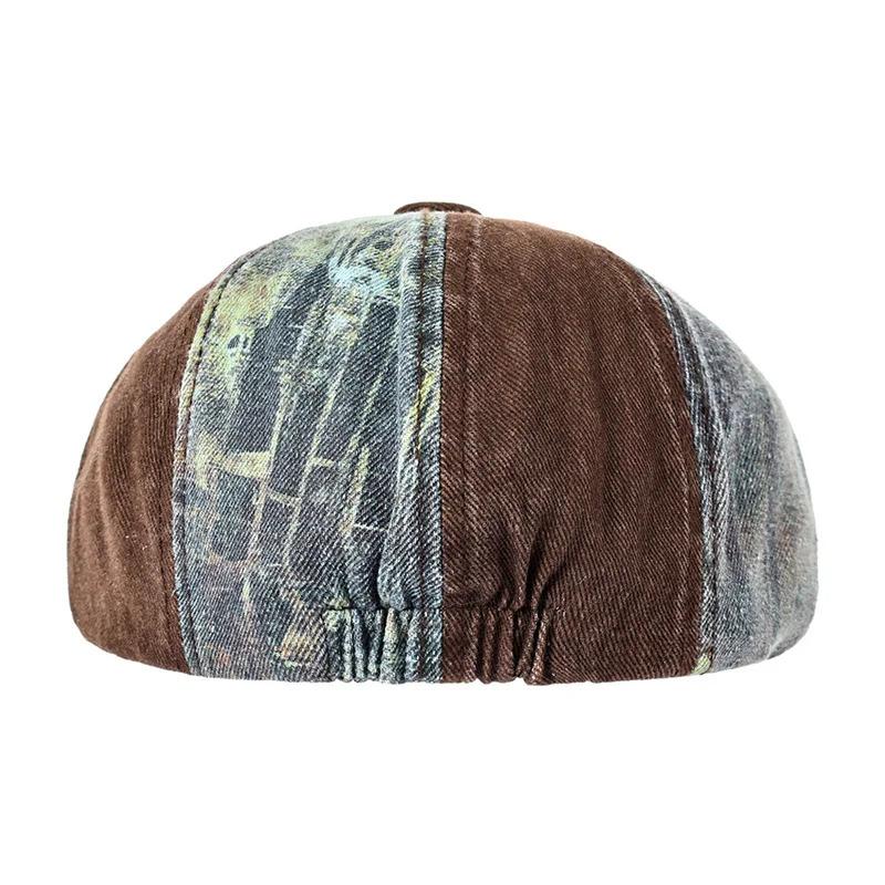 Retro Newsboy Caps Men British Painters Hats Spring Summer Cotton Octagonal Berets Herringbone Gatsby Flat Cap Hip Hop Berets