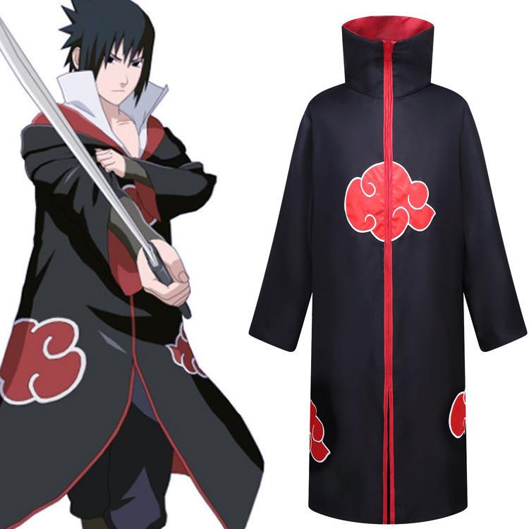 European American Halloween Cosplay Ninja Naruto Akatsuki Fourth Generation Cloak