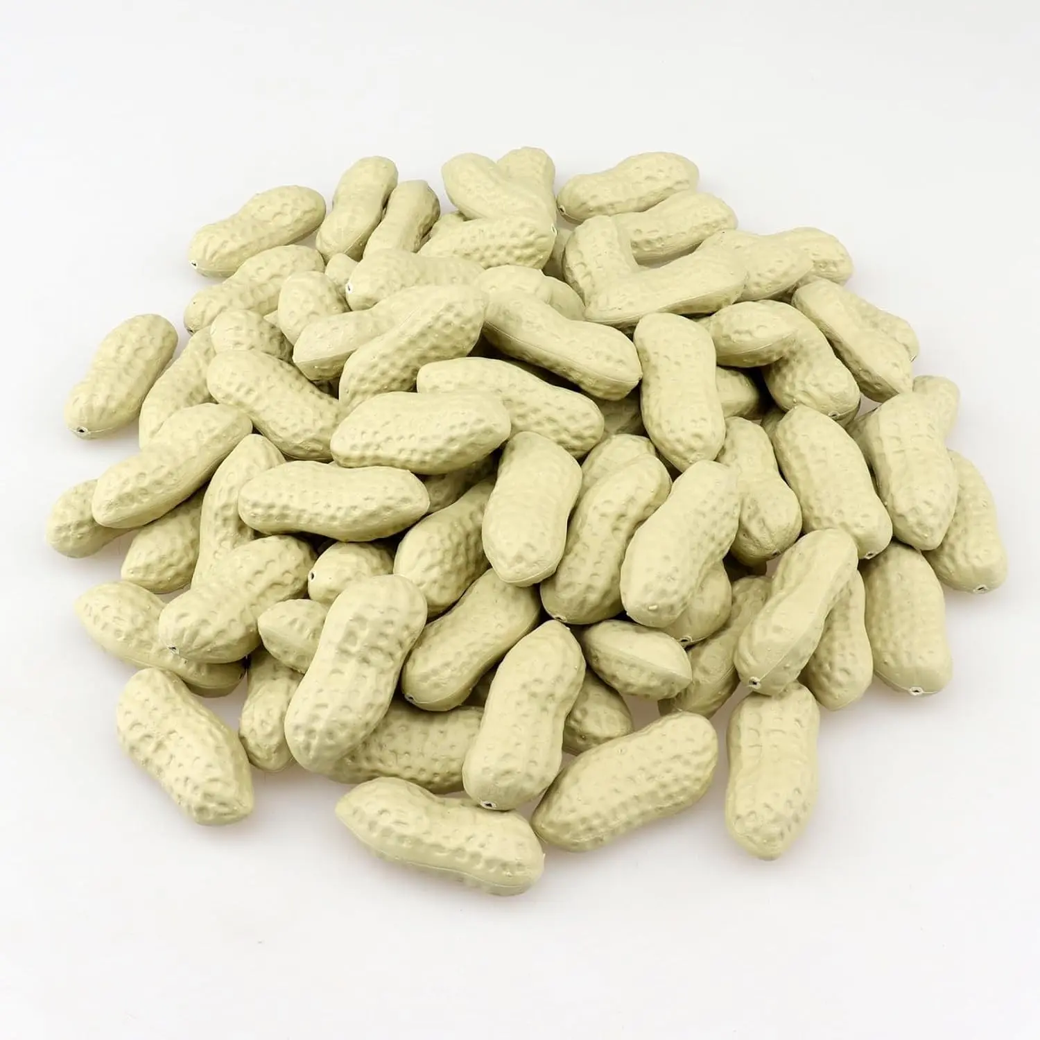 90-Piece Decorative Artificial Peanuts, Realistic Plastic Faux Nuts for Home Kitchen, Cupboard, or Table Centerpiece Decoration
