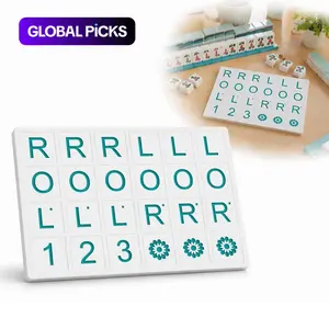 3D Printed American Mahjong Charleston Practice Board, R/l/o Tile Marker Board, Beginner Mahjong Accessories, Essential Gaming Tool, Square, Family Fun Game