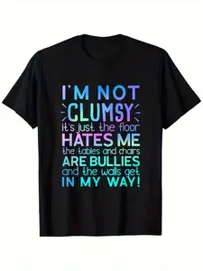 7.5oz Humorous 'i'm Not Clueless' T-Shirt, with Blue Text, Soft Breathable Unisex Tee, Perfect for Gifts, Couples, Parties, Casual Wear