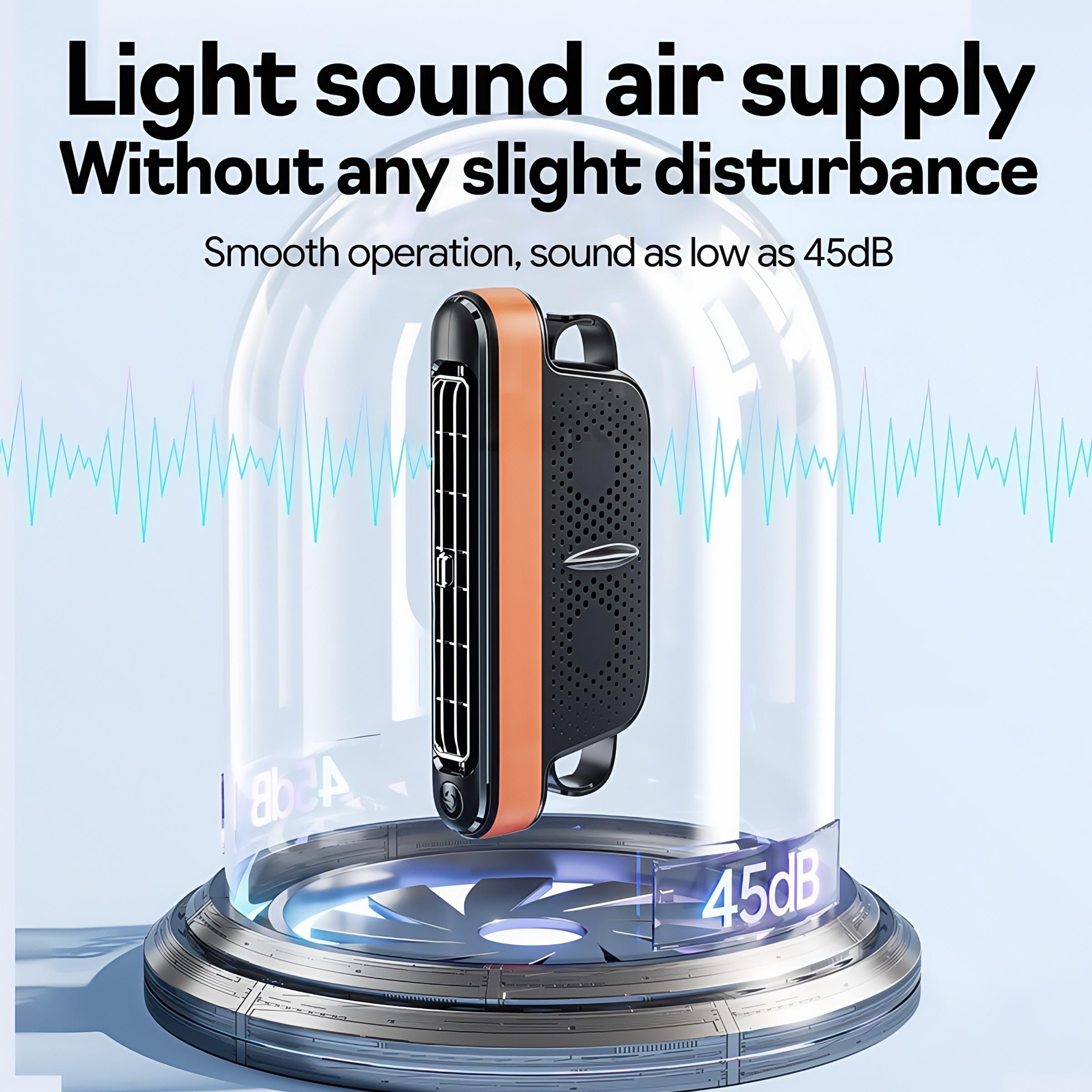 Usb Plug and Play, Car Seat Fan, Portable Wake-up Seat Cooler, Adjustable Vents, 3 Gear Wind Speed, Suitable for Most Cars, Suv, Rv, Boat, Usb Cooling Fan