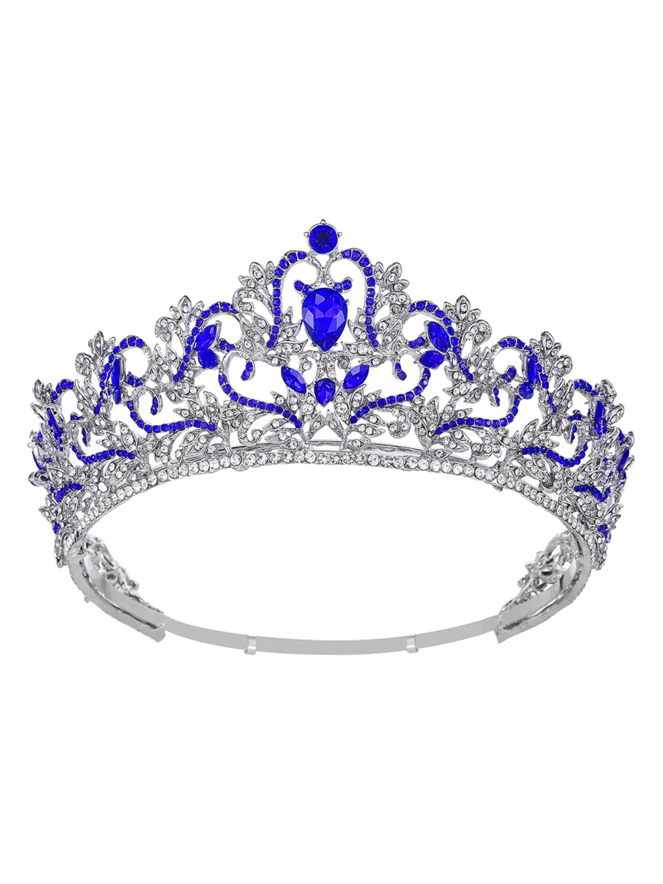 Beauty pageant crown Baroque crown European and American high-end fashion show crown Bride's crown