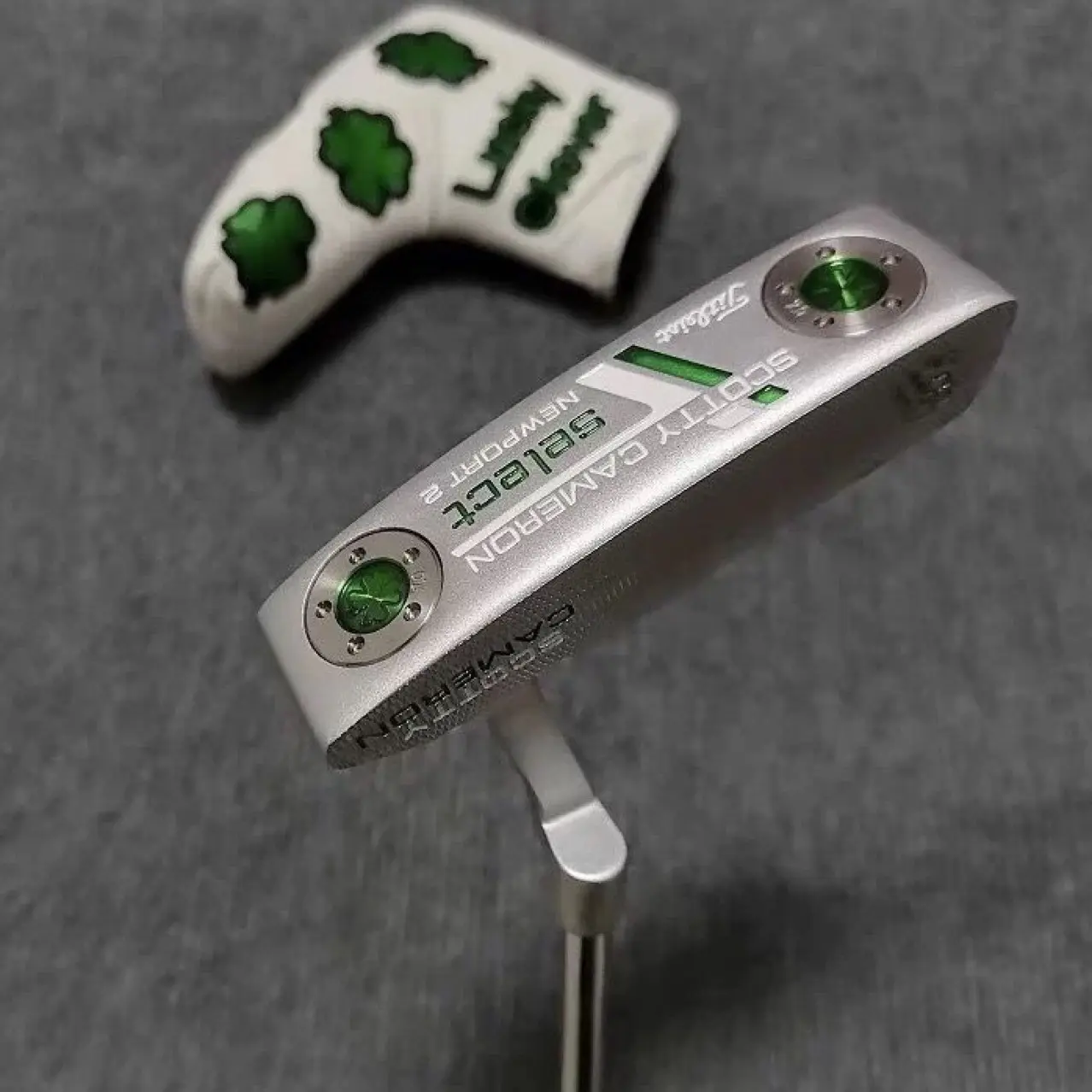 Golf putter Scotty Cameron2 GOLF with cover, adult stainless steel, adjustable, ultra-lightweight