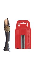 Zeluga 19-138 100 Pc. SK2 Steel Utility Hook Blade with Wall Mountable Dispenser