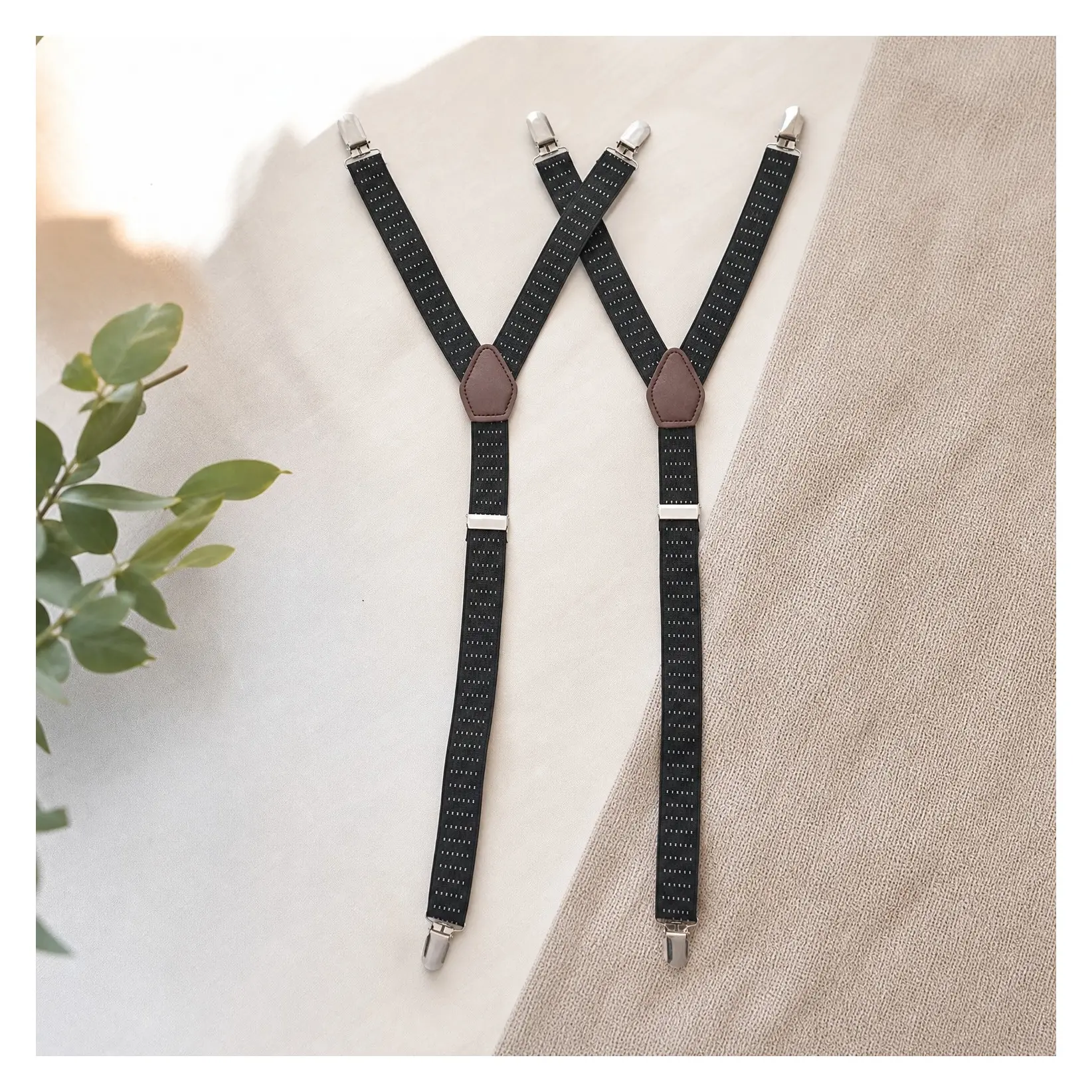 Men's Shirt Stays Adjustable Elastic Garter Sock Clips for Military & Professional, Soft Smooth, Keep Shirt Tucked All Day, Durable Stay in PlaceGift