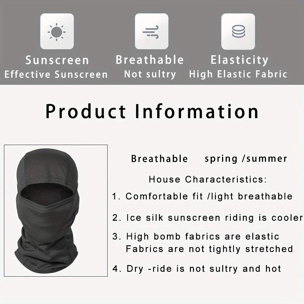 3-Pack Tactical Windproof Full-Cover Balaclava - Warm Shield Scarf for Bicycle Riding, Outdoor Hunting, Hiking & Skiing
