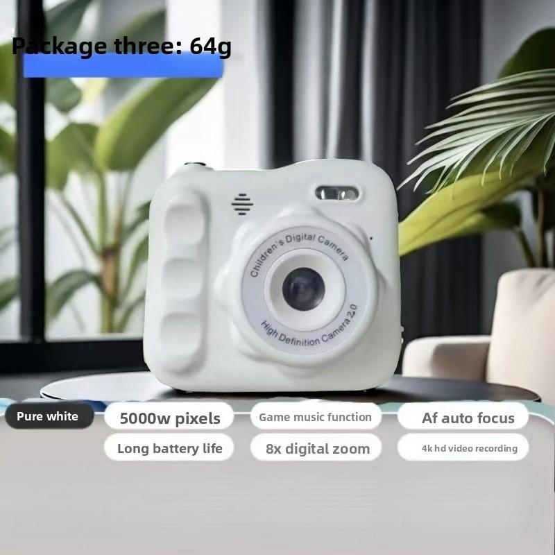 HD Dual Lens Cute Digital Camera Instant Photo Camera for Students Campus Use Photo Video Phone Transfer