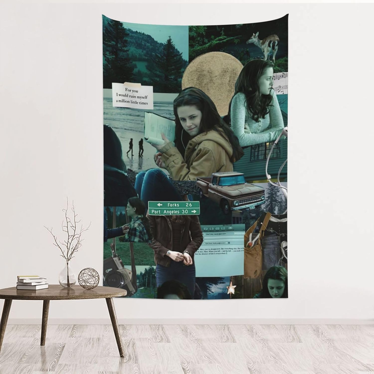 Tapestry Classic Printing Wall Hanging Twilight Movie Sagas Tapestries For Living Room Gifts Decor House