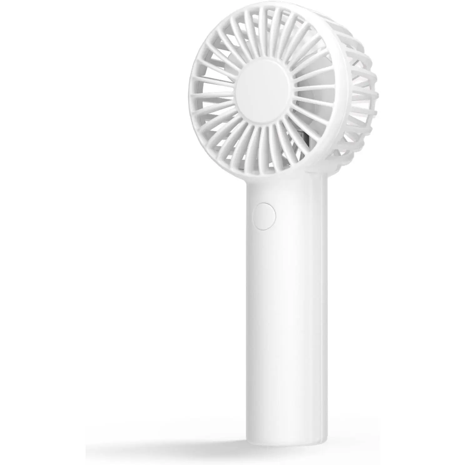 Mini Handheld Fan,  3 Speed Portable Personal Fan, Cute and Pocket Design, USB Rechargeable for Makeup/Lash/Travel/Outdoors, Summer  for Stylish Girls Women -White