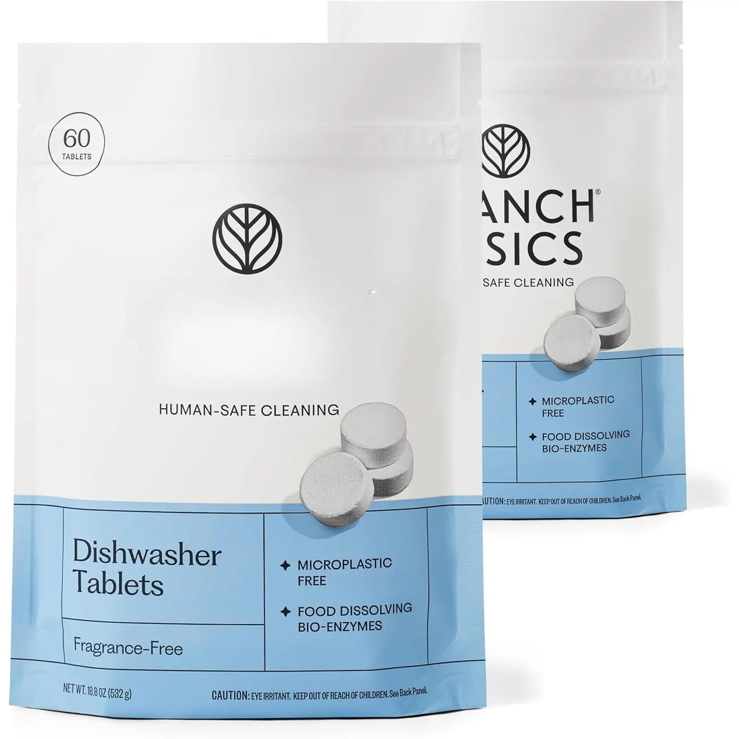 Dishwasher Tablets - 120 Ct | Plastic-Free, -Free, Human-Safe, Dishwasher Pods  | Delivers a  Clean Without Harsh  (60 Count, Pack of 2)