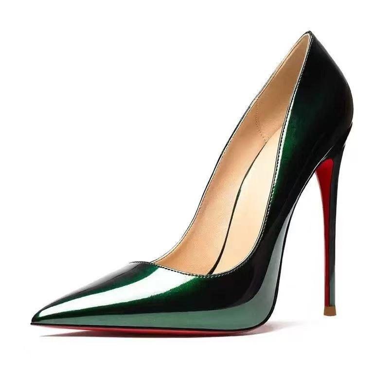 Women's Stiletto Pumps, Elegant Pointed Toe Patent Leather High Heels in Solid, Gradient & Animal Print Colors, Fashion, Classy, High Heeled Shoes, Chic Party Shoes, Elegant Formal Shoes