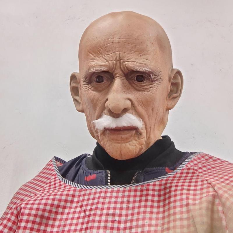 Old Man Mask, Bald Geezer Mask, Funny Man Face Cover, Realistic Mask, Halloween Party Supplies, Masquerade Props, Roleplay Ornament #TOP PICKS Old Man Mask, Bald Geezer Mask, Funny Man Face Cover, Realistic Mask, Halloween Party Supplies, Masquerade Props, Roleplay Ornament #TOP PICKS