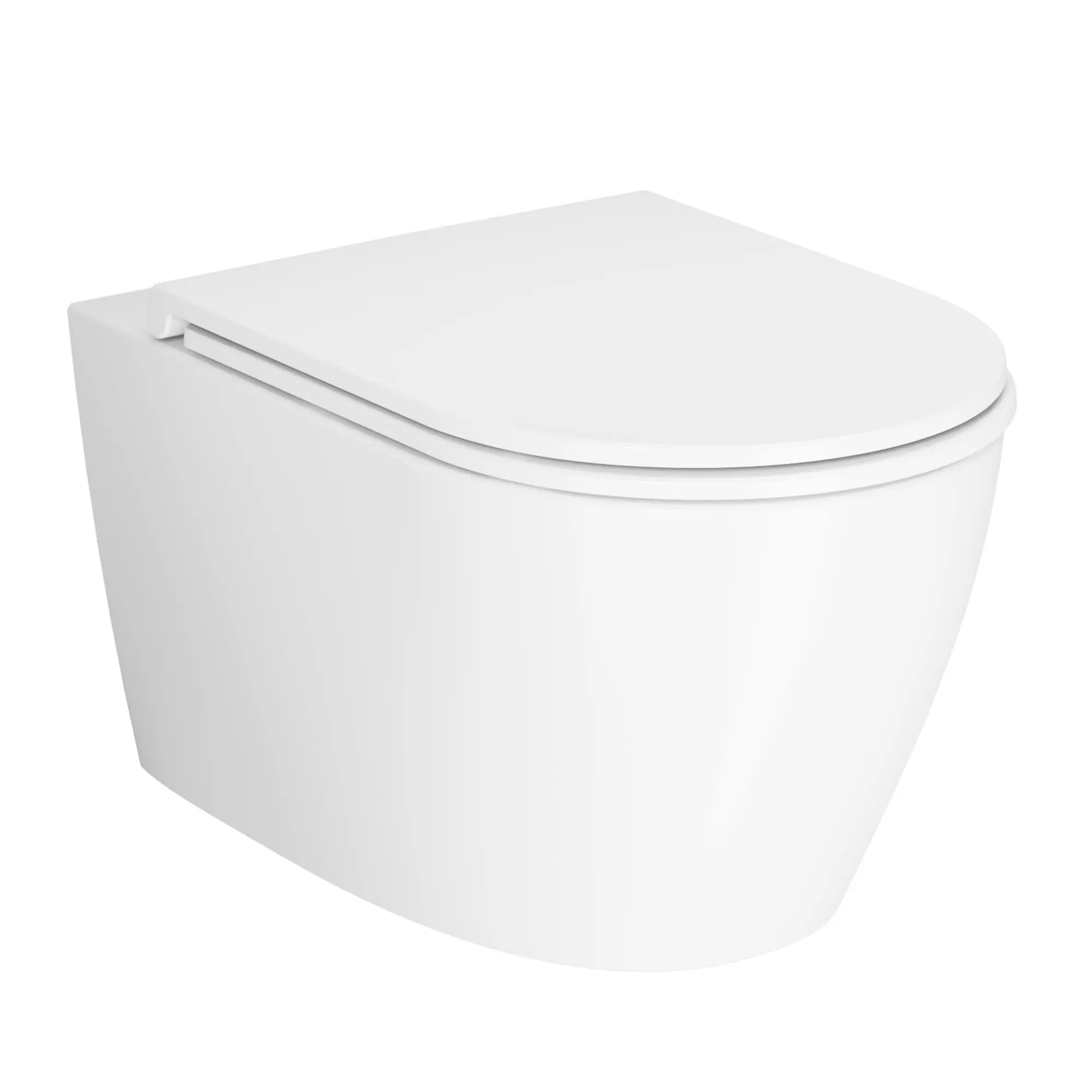 Wall-Mounted Commercial Toilet – Dual Flush, Soft-Close PP Lid, Space-Saving Compact Ceramic, Comfort Height, Easy to Clean