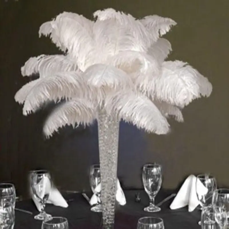 Lampu 10-Pack Black Ostrich Feathers 12-14 Inches - Natural Plumes For Wedding & Home Decor - View #12