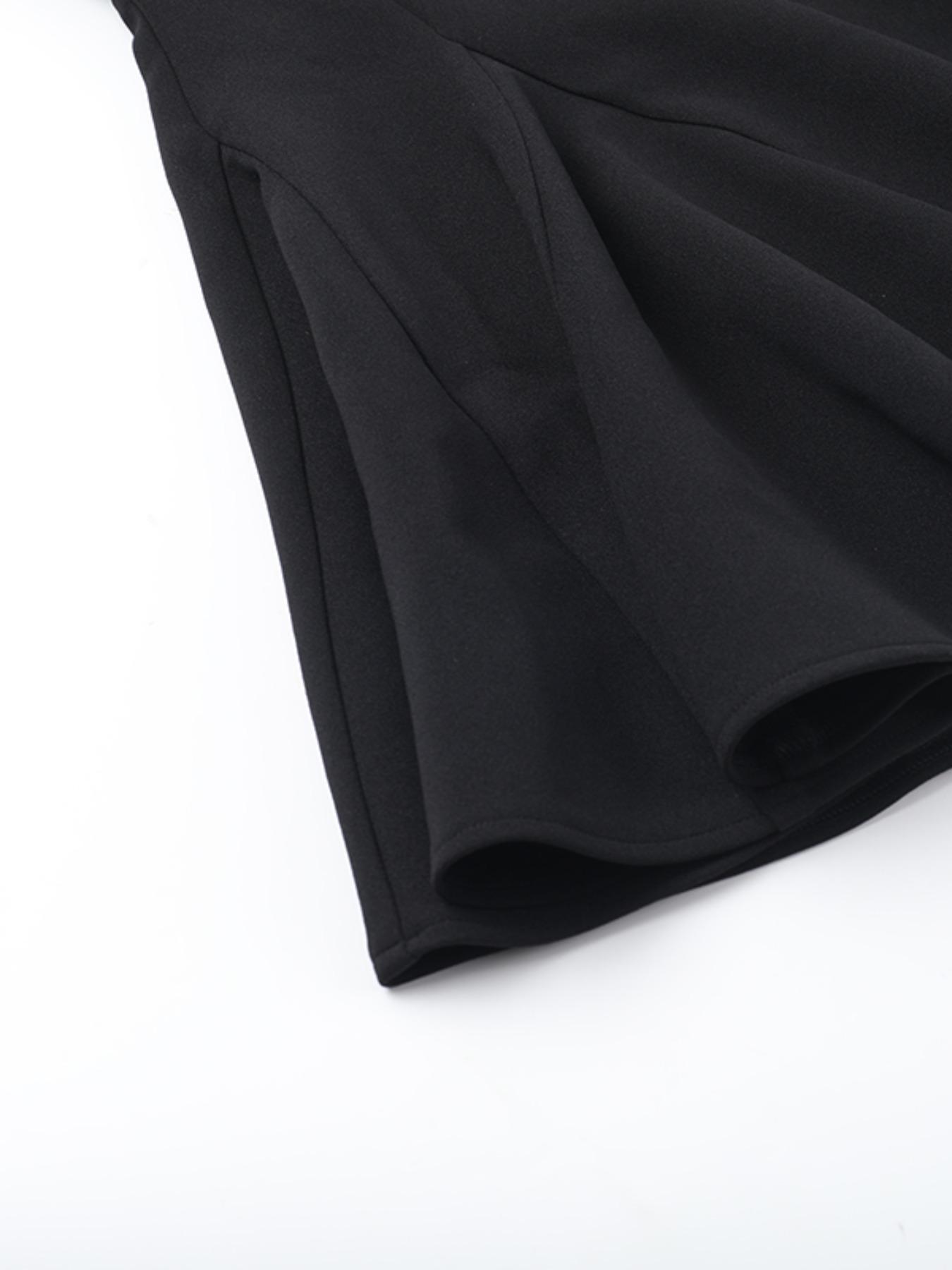 Women's Bow Decor Backless Tube Short Fitted Dress, Fashion Casual Strapless Sleeveless Fit and Flare Dress for Daily Outdoor Wear, Women Dress for Spring Fall