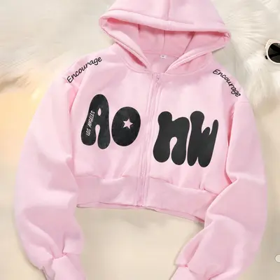 Ae Cropped Zip Up Hoodie - TikTok Shop