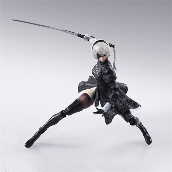 PA 2B No.2 Type B Yorha Figuras Nier Automata 2b Action Figure Toys Manga Shfiguarts Anime Peripheral Movable Collection Model