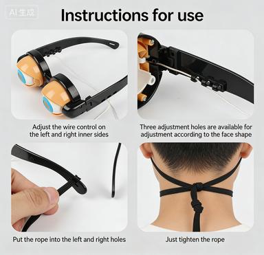 Creative Blinking Mechanism, Crazy Eyes, Halloween, Casual Style, Self-made Funny Glasses Gift