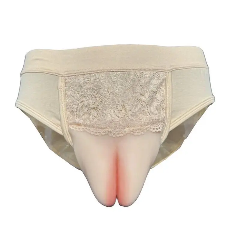 CONTROL PANTY GAFF Siliocne Lace lingerie Underwears Crossdresser Transgender Crossdresser Shemale Camel Toe Panty