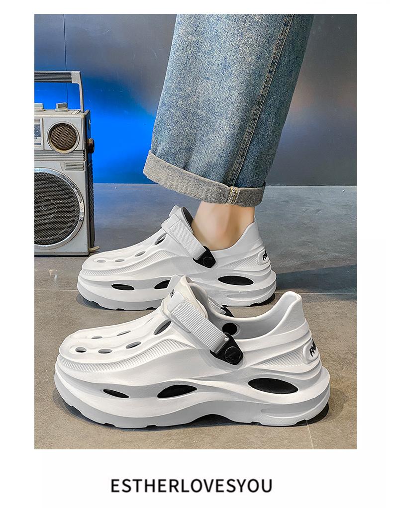 2-in-1 Slides & Clogs |     Perfect for Beach, Pool, Street Wear