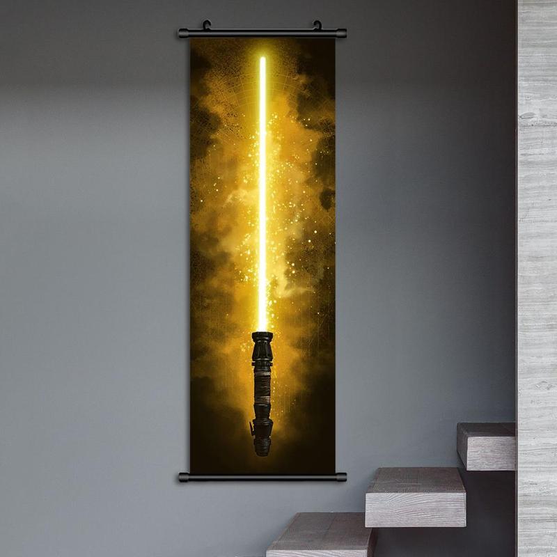 Sword Pattern Hanging Picture for Room Decor, Modern Home Decoration, Modern Wall Art Mural, Wall Decor for Home Living Room Bedroom, Dorm Essentials, Room Decor, Fall Decor, Boyfriend Gifts