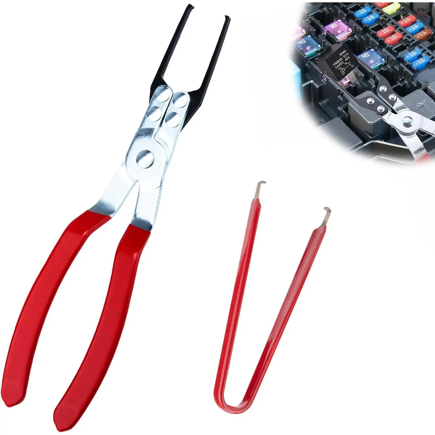 Relay Puller Pliers, Fuse Puller Tool for , Automotive Fuse Puller Tool,  Electrical Disconnect Pliers,  Electrical Remover Tool, Automotive Tools for Removing Relays Fuse