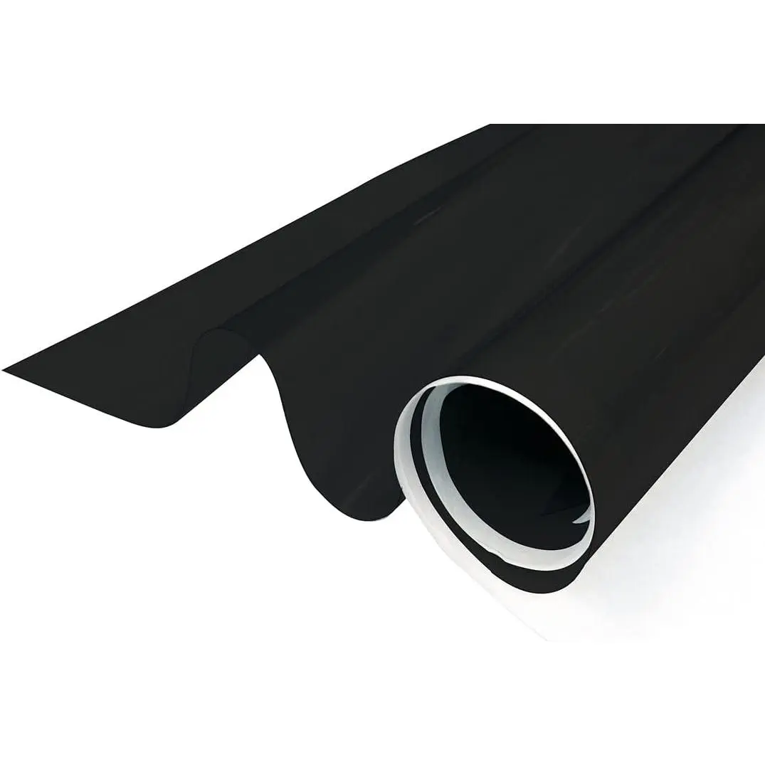 reenfilm Static Clin 5% Dark Window Tint for Residential and Automotive - DIY Non-Adhesive, UV Protection, Sun Blockin, Heat Control, Removable, Renter-Friendly Window Clin Film (36" x 212")