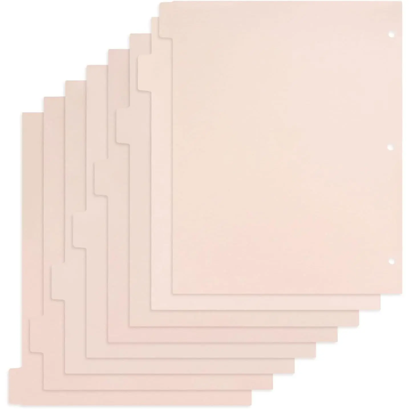 Binder Dividers with Tabs, 8 Tab Dividers for 3 Ring Binder,  Binder dividers, Notebook Dividers for Journal Planner 8 Sheets Per Set | , Sturdy Binder Dividers for School, Office, Notebook, Journal & Planner (8.4"x10.9")