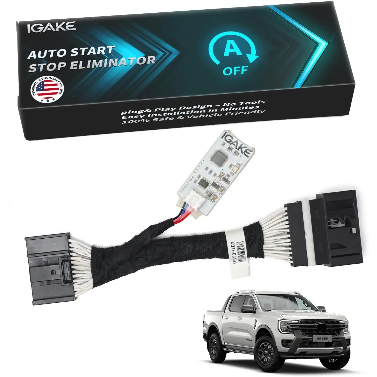 Auto Start Stop Eliminator for 2024 2025 2026 Ford Ranger| 2025-2026 Maverick Auto Stop Eliminator Turn Off Idle Engine Stop Start Disable Plug Play Accessories Error Free
