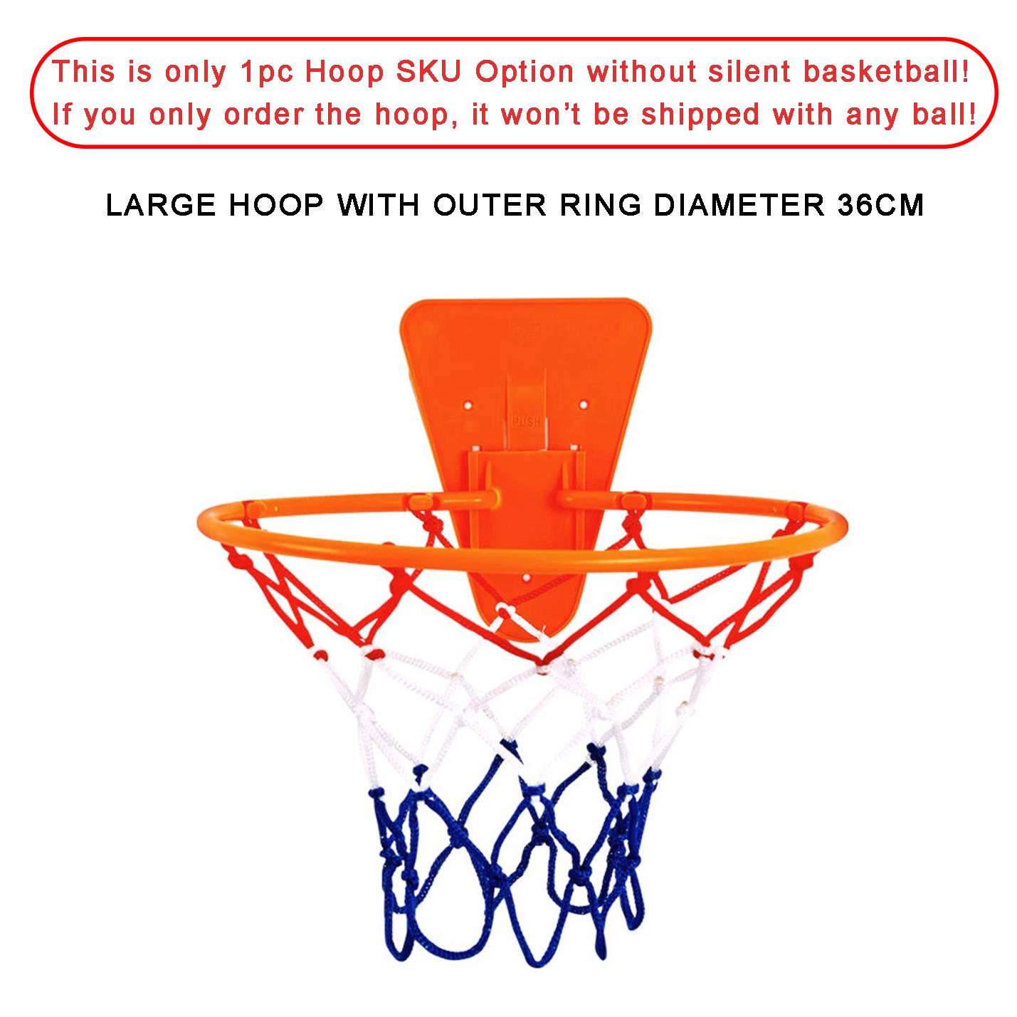 Silent Basketball Dribbling Indoor Grooved Airless Foam Basketball Quiet Dribbling Training Silent Ball