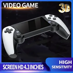 M25 Handheld Game Console, 4.3" HD Screen, HDMI Connect to TV, Built-in PSP Retro Games, 2 Player Gaming