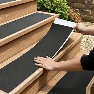 5-16 Step Outdoor Stair Tread Pads, Suitable for Wooden Steps, Outdoor Stairs, Stair Tread Protection Mats, Durable Design