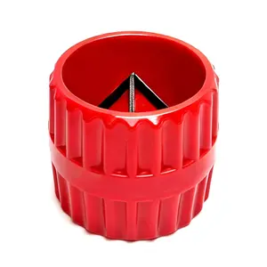Deburring Reamer Tool for Pipe 3/16" to 1-1/2", 6- Pipe Reamer and Chamfering Tool for Copper, PVC, PPR, Brass &  Pipes, 1 count