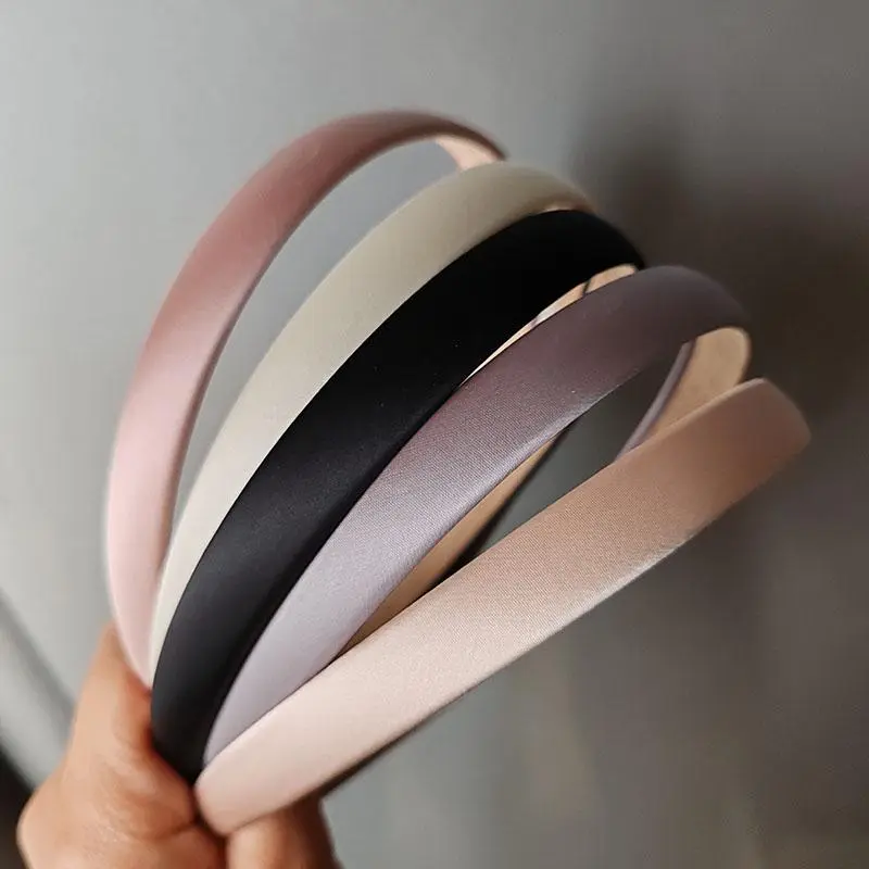 Vintage Satin Headbands for Women, Wide Solid Color Square Bezel for a Party, Gift Idea for Customers, Square Headbands, Female, Metal
