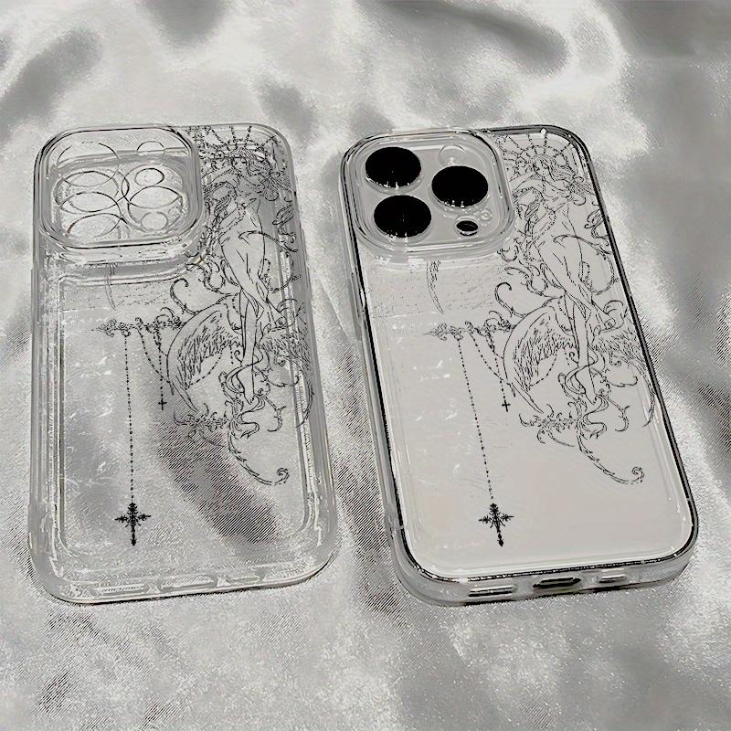 Suitable Ins Style Creative Fashion New Mobile Cover Simple Full-Package Transparent Protective Shell For iPhone 17 16 15 14 13 12 11 Pro Max Plus Air - Top Fan's Phone Case Cover as Perfect Gift Get Ready for Halloween